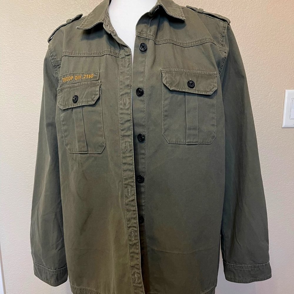Army Green Lightweight Jacket (Forever 21)